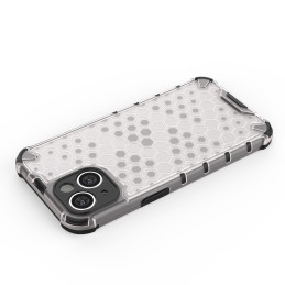 Korinis iPhone 14 dėklas, šarvuotas hibridinis dangtelis, mėlynas