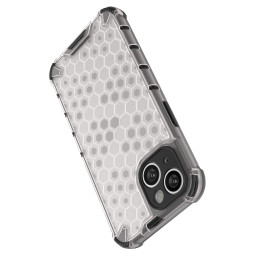 Korinis iPhone 14 dėklas, šarvuotas hibridinis dangtelis, mėlynas