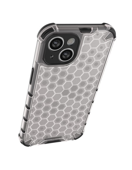 Korinis iPhone 14 dėklas, šarvuotas hibridinis dangtelis, mėlynas