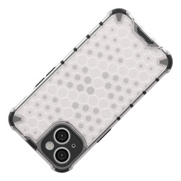 Korinis iPhone 14 Plus dėklas, šarvuotas hibridinis dangtelis, juodas