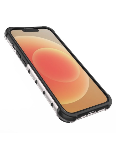 Korinis iPhone 14 Plus dėklas, šarvuotas hibridinis dangtelis, skaidrus