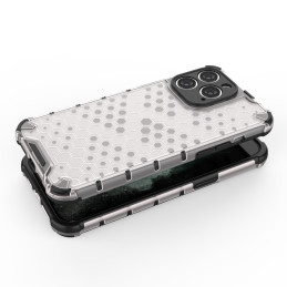 Korinis iPhone 14 Pro Max dėklas, šarvuotas hibridinis dangtelis, juodas