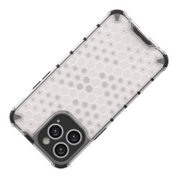 Korinis iPhone 14 Pro Max dėklas, šarvuotas hibridinis dangtelis, juodas