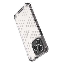 Korinis iPhone 14 Pro Max dėklas, šarvuotas hibridinis dangtelis, juodas