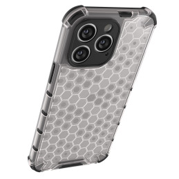 Korinis iPhone 14 Pro Max dėklas, šarvuotas hibridinis dangtelis, juodas