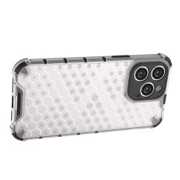 Korinis iPhone 14 Pro Max dėklas, šarvuotas hibridinis dangtelis, juodas