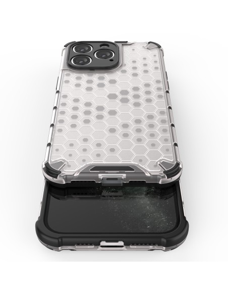 Korinis iPhone 14 Pro Max dėklas, šarvuotas hibridinis dangtelis, mėlynas