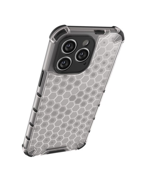 Korinis iPhone 14 Pro Max dėklas, šarvuotas hibridinis dangtelis, mėlynas