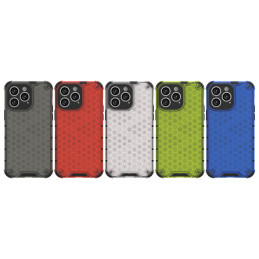 Korinis iPhone 14 Pro Max dėklas, šarvuotas hibridinis dangtelis, skaidrus