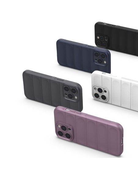 Magic Shield Case dėklas skirtas iPhone 14 Pro Max, lankstus šarvuotas dangtelis, bordo spalvos