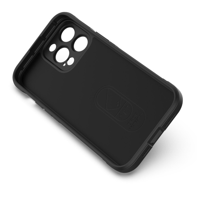 Magic Shield Case iPhone 14 Pro Max, lankstus, šarvuotas dangtelis, tamsiai mėlynas