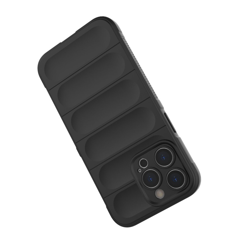 Magic Shield Case iPhone 14 Pro Max, lankstus, šarvuotas dangtelis, tamsiai mėlynas