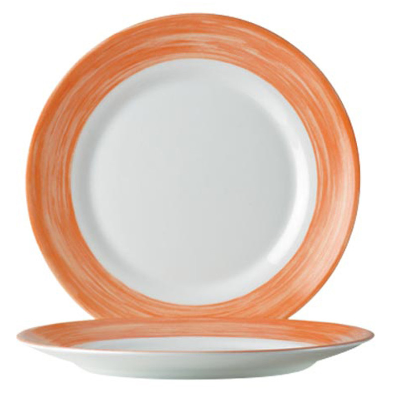 Desertinės lėkštės patvarios oranžinės Šepetėlio sk. 195mm 6 vnt Hendi 49138 Desertinės lėkštės patvarios oranžinės Šepetėlio sk. 195mm 6 vnt Hendi 49138