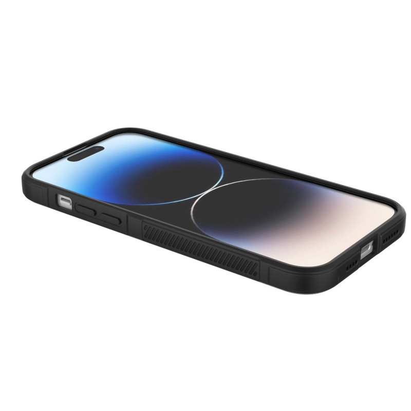 Magic Shield Case iPhone 14 Pro Max, lankstus, šarvuotas dangtelis, tamsiai mėlynas
