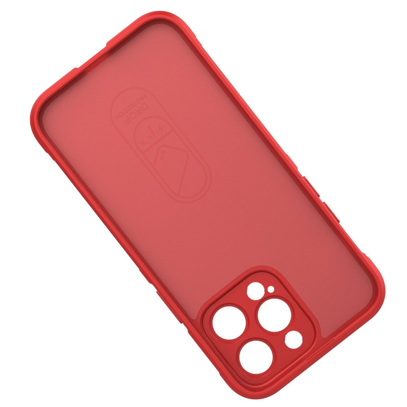 Magic Shield Case iPhone 14 Pro Max, lankstus, šarvuotas dangtelis, tamsiai mėlynas