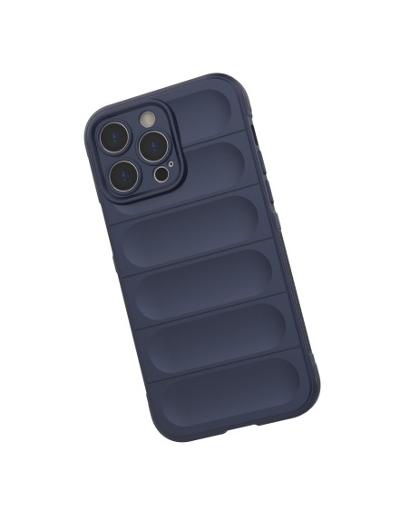 Magic Shield Case iPhone 14 Pro Max, lankstus, šarvuotas dangtelis, tamsiai mėlynas Magic Shield Case iPhone 14 Pro Max, lankstus, šarvuotas dangtelis, tamsiai mėlynas