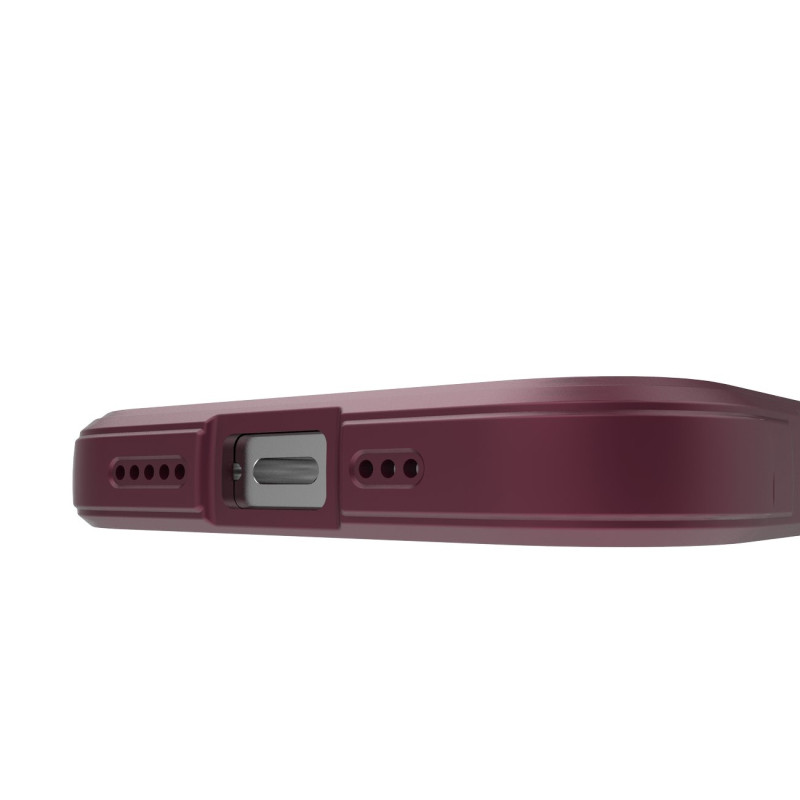 Magic Shield Case dėklas skirtas iPhone 14 Pro, lankstus šarvuotas dangtelis, bordo spalvos