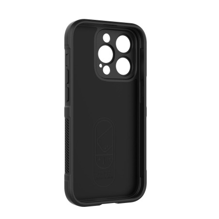 Magic Shield Case dėklas skirtas iPhone 14 Pro, lankstus šarvuotas dangtelis, bordo spalvos