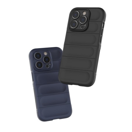 Magic Shield Case dėklas skirtas iPhone 14 Pro, lankstus šarvuotas dangtelis, bordo spalvos