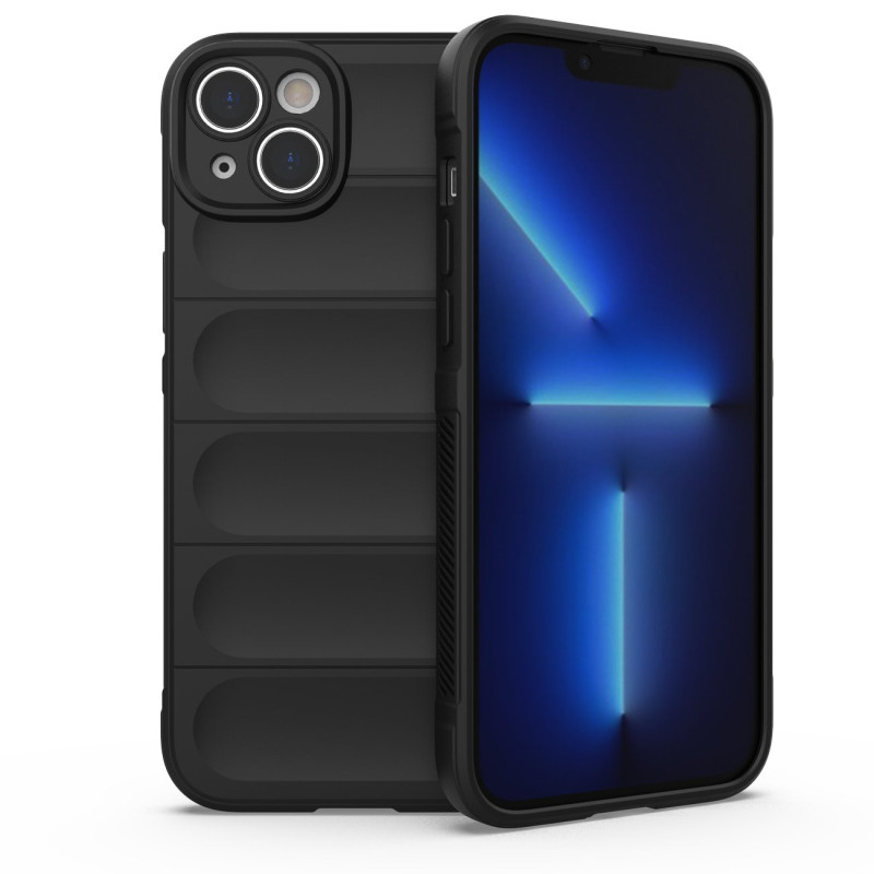 Magic Shield Case iPhone 14 Plus, lankstus, šarvuotas dangtelis, juodas