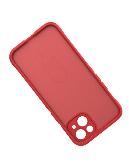 Magic Shield Case iPhone 14 Plus, lankstus, šarvuotas dangtelis, raudonas