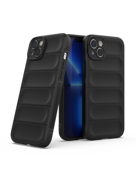 Magic Shield Case iPhone 14 Plus, lankstus, šarvuotas dangtelis, tamsiai mėlynas