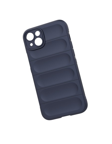 Magic Shield Case iPhone 14 Plus, lankstus, šarvuotas dangtelis, tamsiai mėlynas