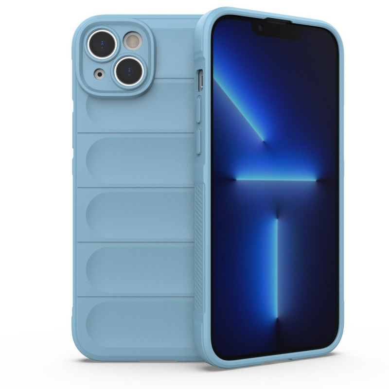 Magic Shield Case iPhone 14 Plus, lankstus, šarvuotas dangtelis, šviesiai mėlynas