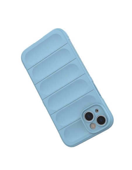 Magic Shield Case iPhone 14 Plus, lankstus, šarvuotas dangtelis, šviesiai mėlynas