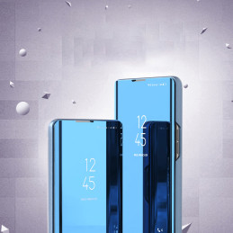Clear View Dėklas, skirtas Oppo Find X5 Pro dangtelis su atvartu, juodas