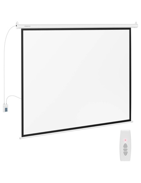 Projekcinis ekranas elektrinis sieninis lubos matinis baltas 100'' 211x160 cm 4:3 Projekcinis ekranas elektrinis sieninis lubos matinis baltas 100'' 211x160 cm 4:3