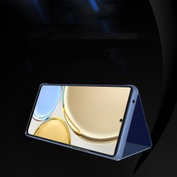 Clear View Case Honor X9 / X9 5G / X30 / Magic4 Lite dangtelis su juodu atvartu