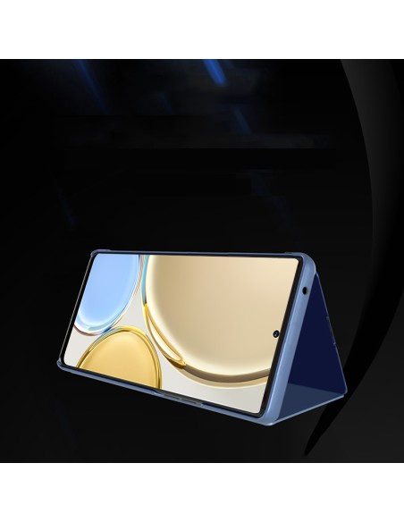 Clear View Case Honor X9 / X9 5G / X30 / Magic4 Lite dangtelis su juodu atvartu