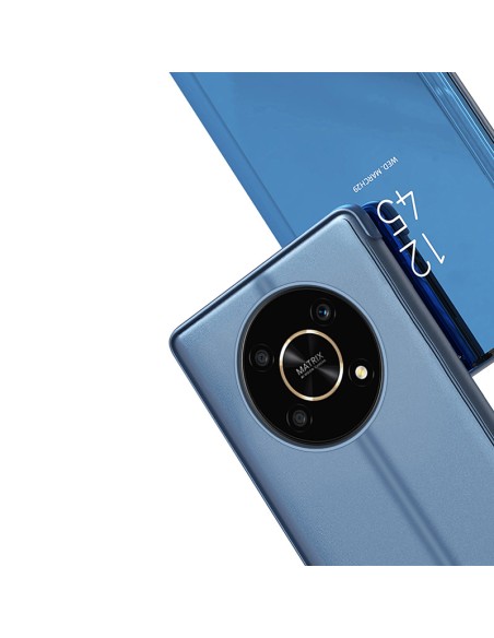 Clear View Case Honor X9 / X9 5G / X30 / Magic4 Lite dangtelis su juodu atvartu