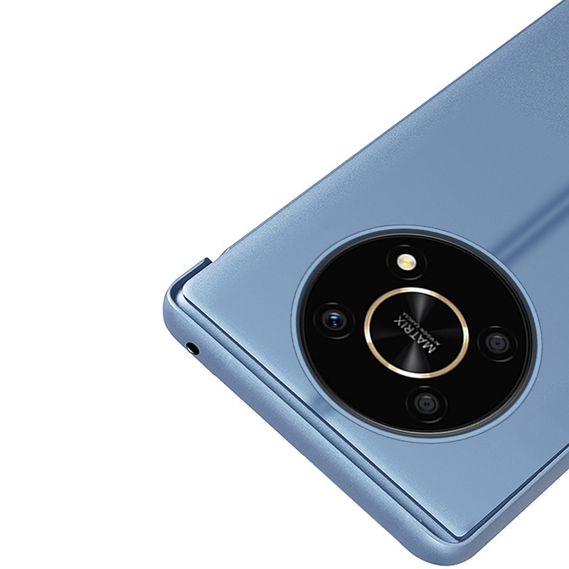 Clear View Case Honor X9 / X9 5G / X30 / Magic4 Lite dangtelis su juodu atvartu