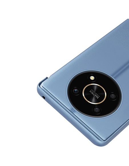 Clear View Case Honor X9 / X9 5G / X30 / Magic4 Lite dangtelis su juodu atvartu