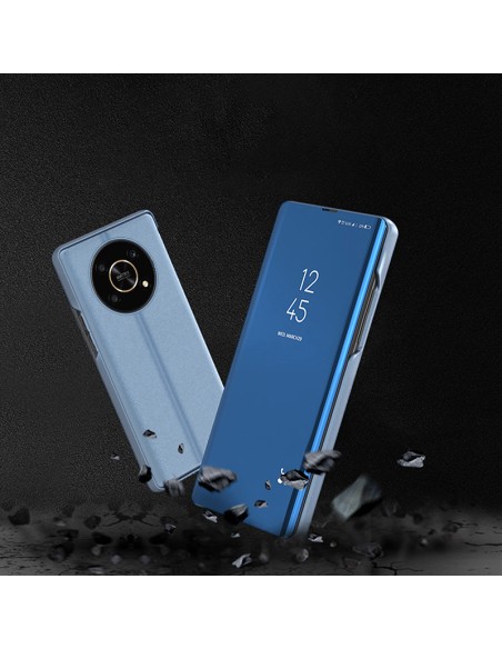 Clear View Case Honor X9 / X9 5G / X30 / Magic4 Lite dangtelis su juodu atvartu