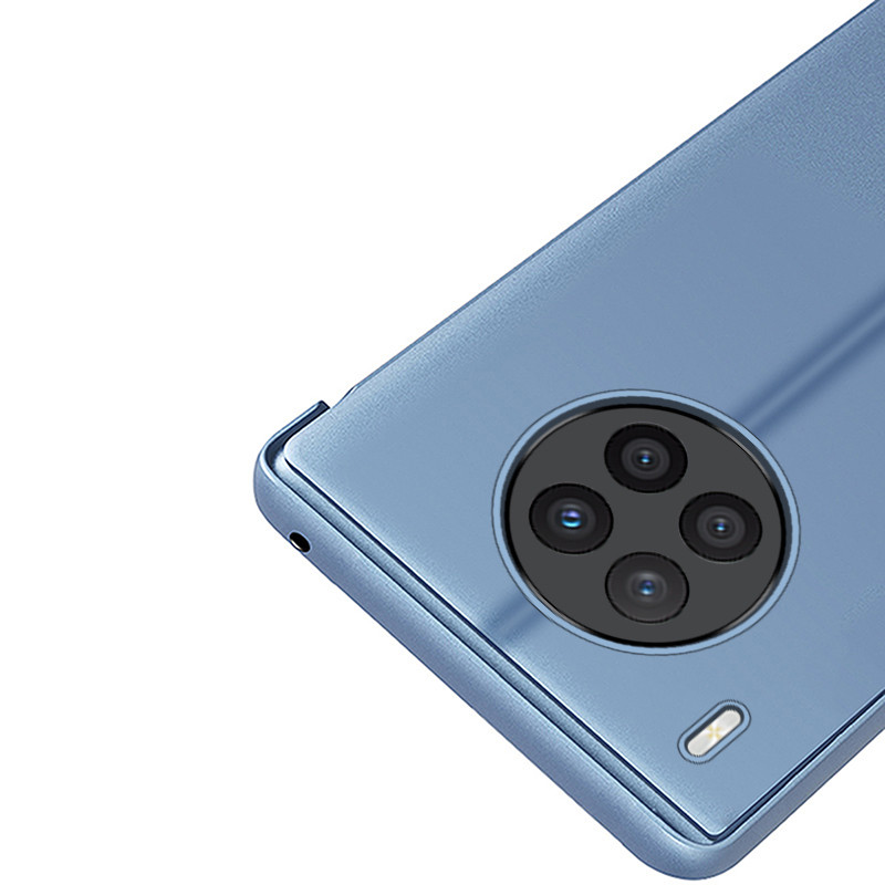 „Clear View“ dėklas, skirtas Huawei nova 8i, dangtelis su atvartu, juodas