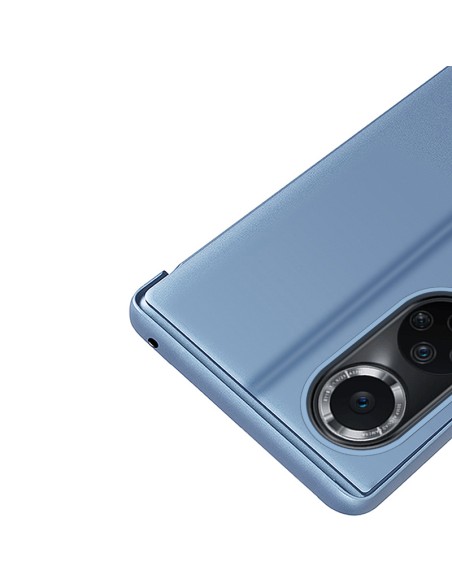 Clear View Case Huawei nova 9 dėklas su atvartu, juodas