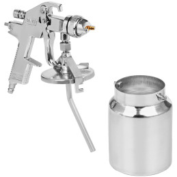 Dažų pistoletas dažymui purškiant 1000 ml 240 mm