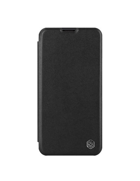 „Nillkin Qin Leather Pro Case iPhone 14 Plus“ fotoaparato dėklas, dėklas, atverčiamas juodas dėklas „Nillkin Qin Leather Pro Case iPhone 14 Plus“ fotoaparato dėklas, dėklas, atverčiamas juodas dėklas