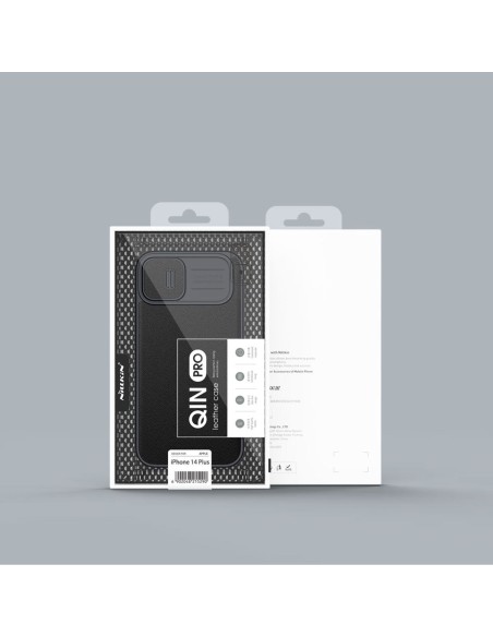 Nillkin Qin Leather Pro Case iPhone 14 Plus fotoaparato dangtelio dėklo dangtelio atverčiamas dėklas žalias Nillkin Qin Leather Pro Case iPhone 14 Plus fotoaparato dangtelio dėklo dangtelio atverčiamas dėklas žalias
