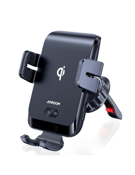 Automobilinis laikiklis su ventiliacinėmis grotelėmis su 15W Qi belaidžiu įkrovikliu Automobilinis laikiklis su ventiliacinėmis grotelėmis su 15W Qi belaidžiu įkrovikliu