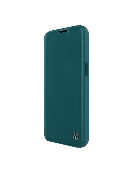 Nillkin Qin odinis Pro dėklas iPhone 14 Pro Max fotoaparato dangtelis dėklo dėklas Flip dėklas žalias Nillkin Qin odinis Pro dėklas iPhone 14 Pro Max fotoaparato dangtelis dėklo dėklas Flip dėklas žalias