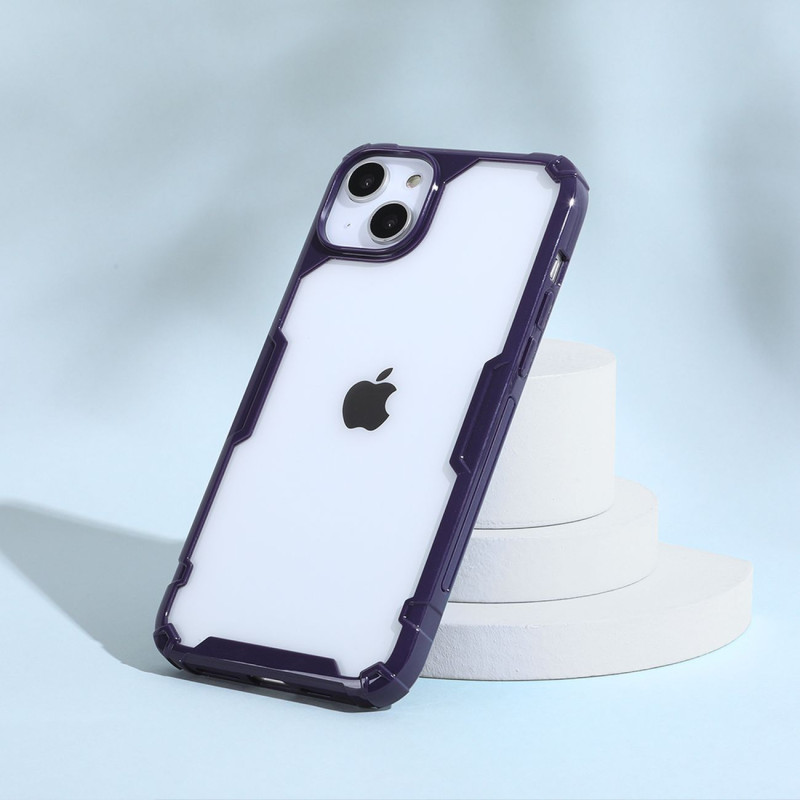 Nillkin Nature Pro iPhone 14 dėklas, šarvuotas dangtelis, skaidrus dangtelis