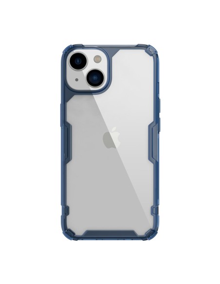Nillkin Nature Pro iPhone 14 dėklas, šarvuotas dangtelis, mėlynas dangtelis