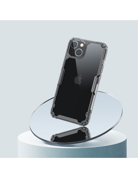 Nillkin Nature Pro iPhone 14 dėklas, šarvuotas dangtelis, mėlynas dangtelis