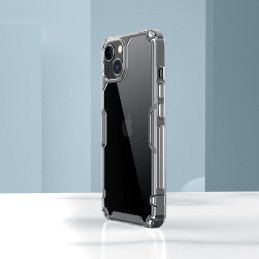 Nillkin Nature Pro iPhone 14 dėklas, šarvuotas dangtelis, mėlynas dangtelis