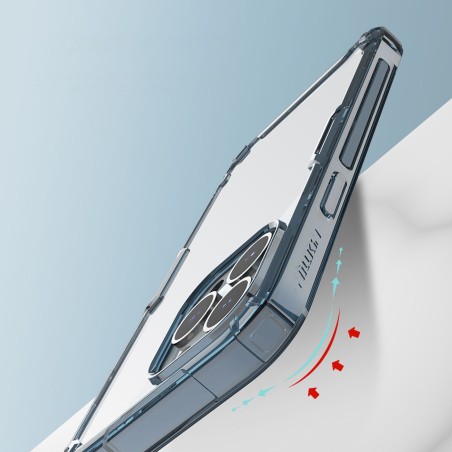 Nillkin Nature Pro dėklas iPhone 14 Pro šarvuotas dangtelis skaidrus dangtelis