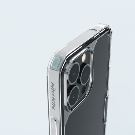 Nillkin Nature Pro dėklas iPhone 14 Pro šarvuotas dangtelis skaidrus dangtelis